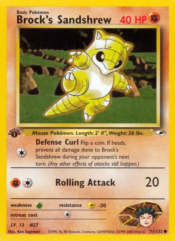 Brock's Sandshrew card image