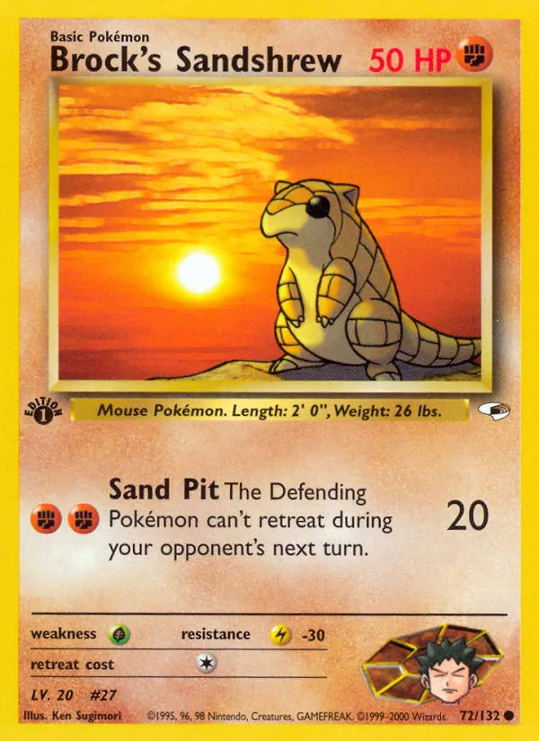 Brock's Sandshrew card image