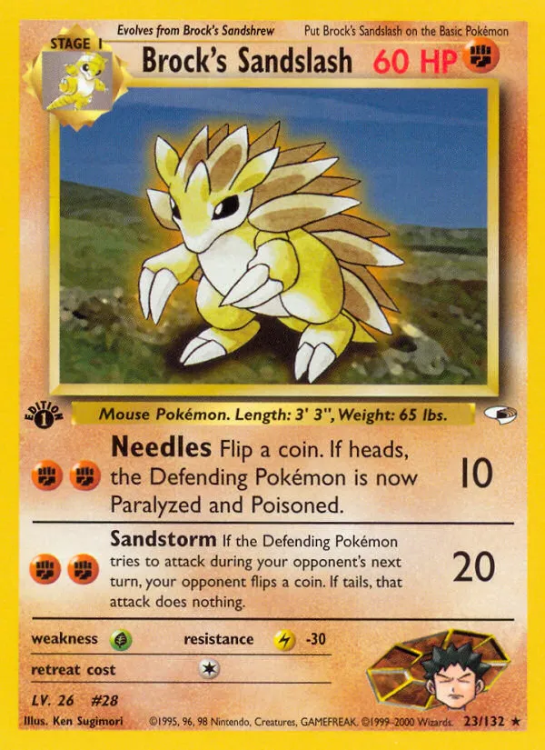 Brock's Sandslash card image
