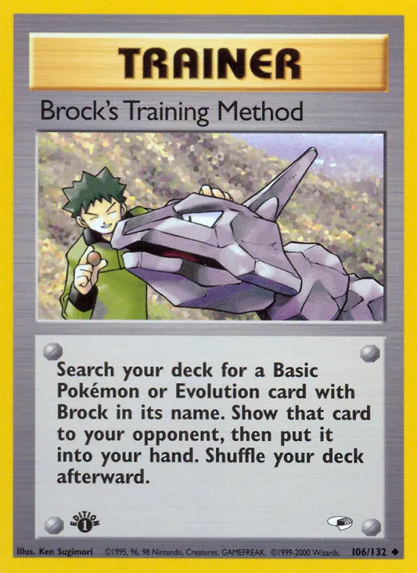 Brock's Training Method card image
