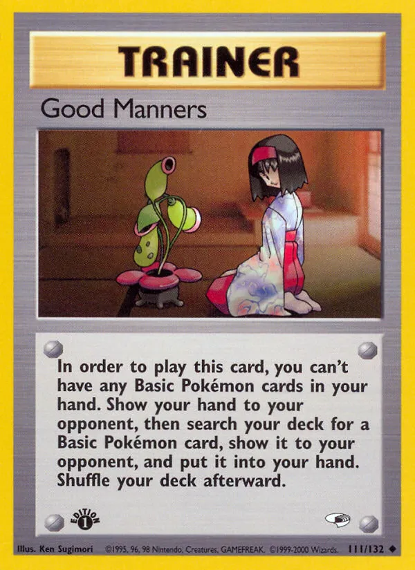 Good Manners card image