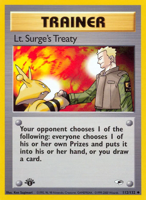 Lt. Surge's Treaty card image