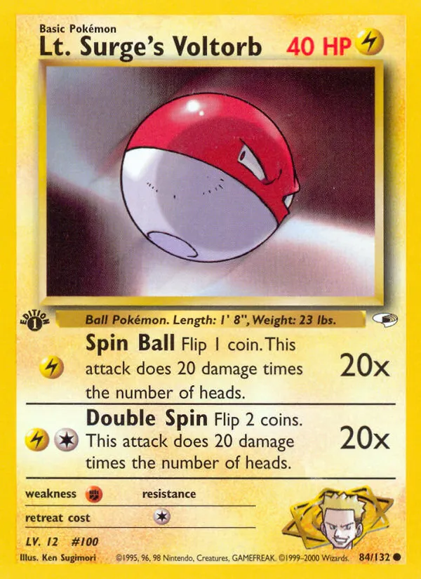 Lt. Surge's Voltorb card image