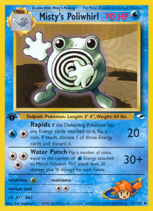 Misty's Poliwhirl card image