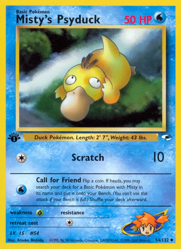 Misty's Psyduck card image