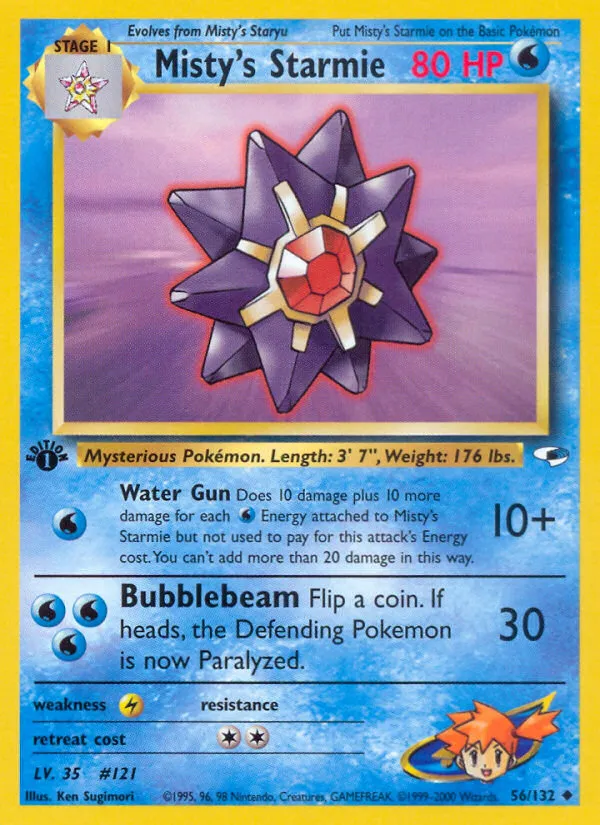 Misty's Starmie card image