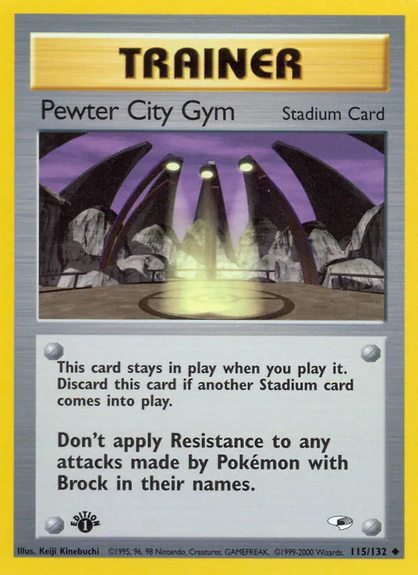 Pewter City Gym card image