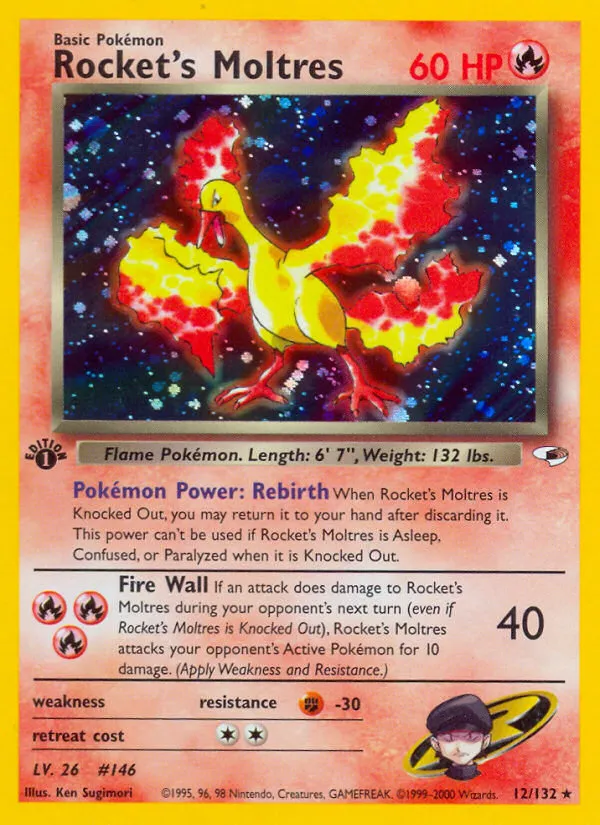 Rocket's Moltres #12 card image