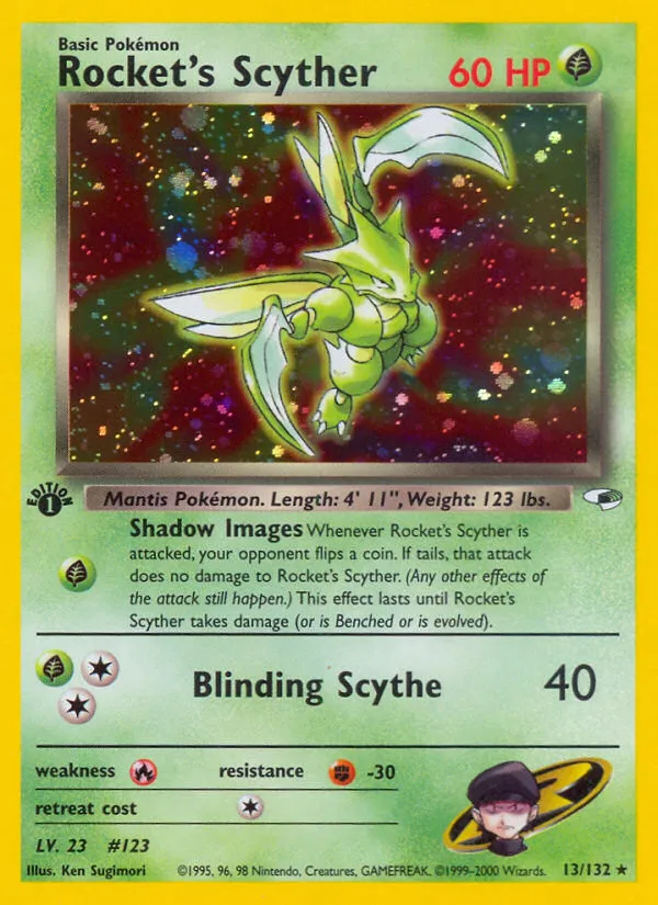 Rocket's Scyther #13 card image