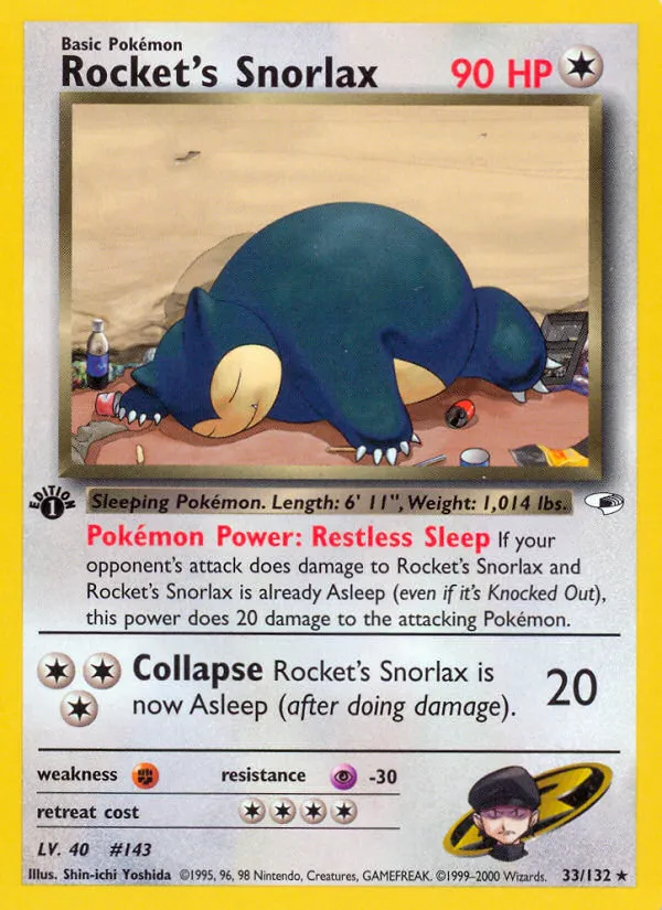 Rocket's Snorlax #33 card image
