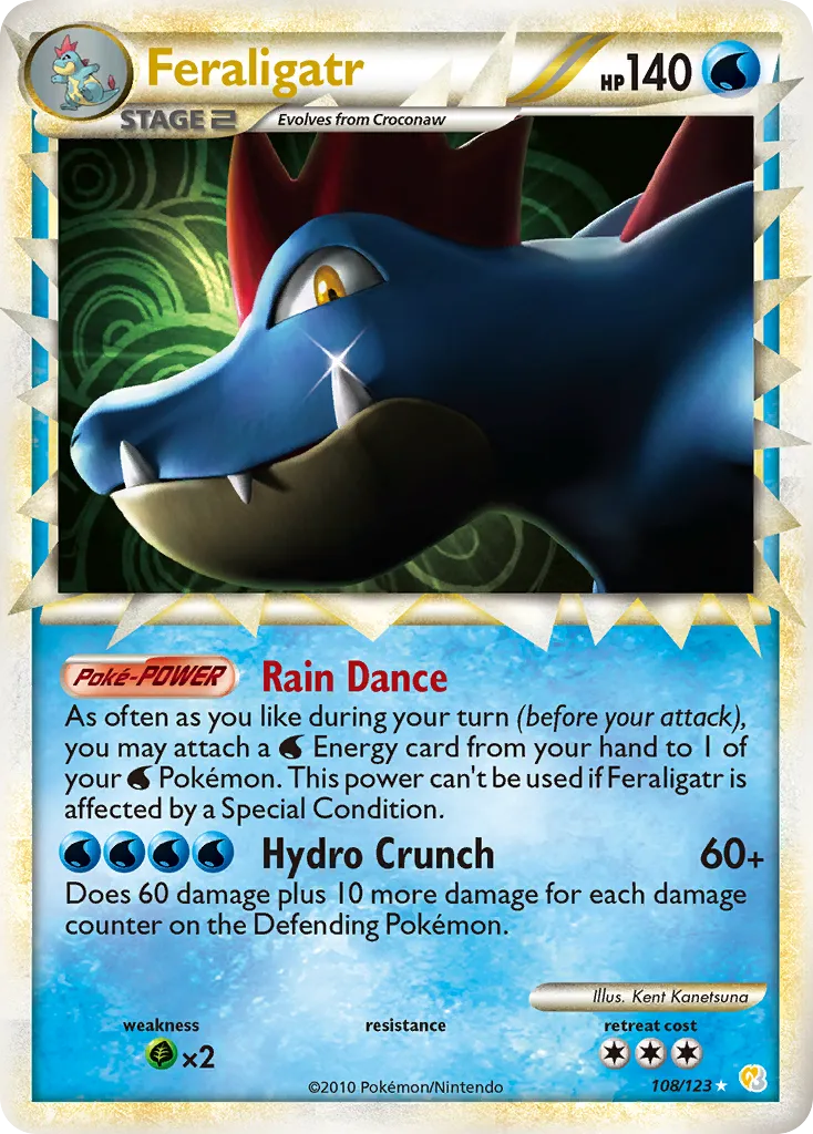 Feraligatr #108 card image
