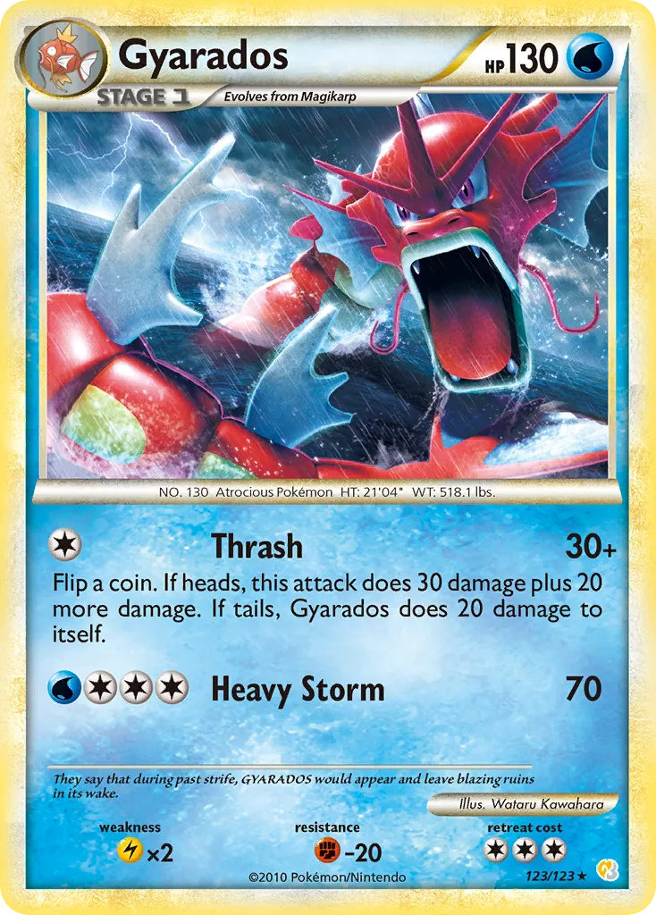 Gyarados #123 card image