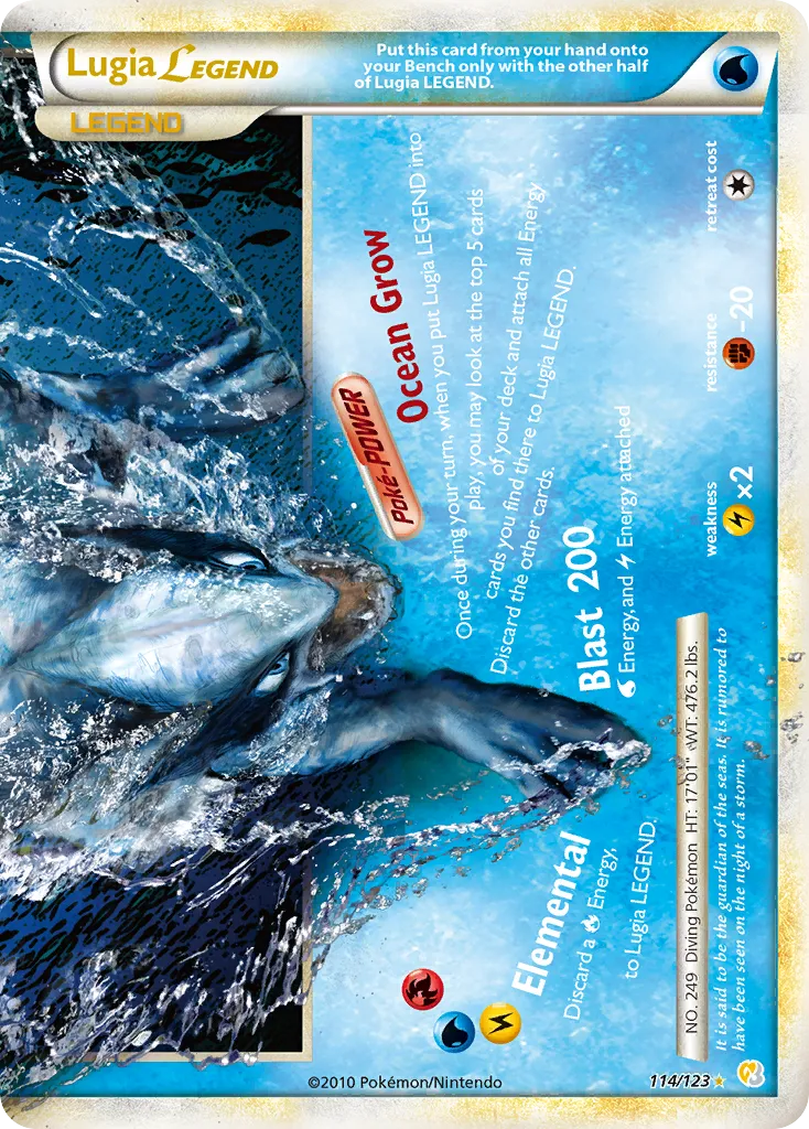 Lugia LEGEND #114 card image