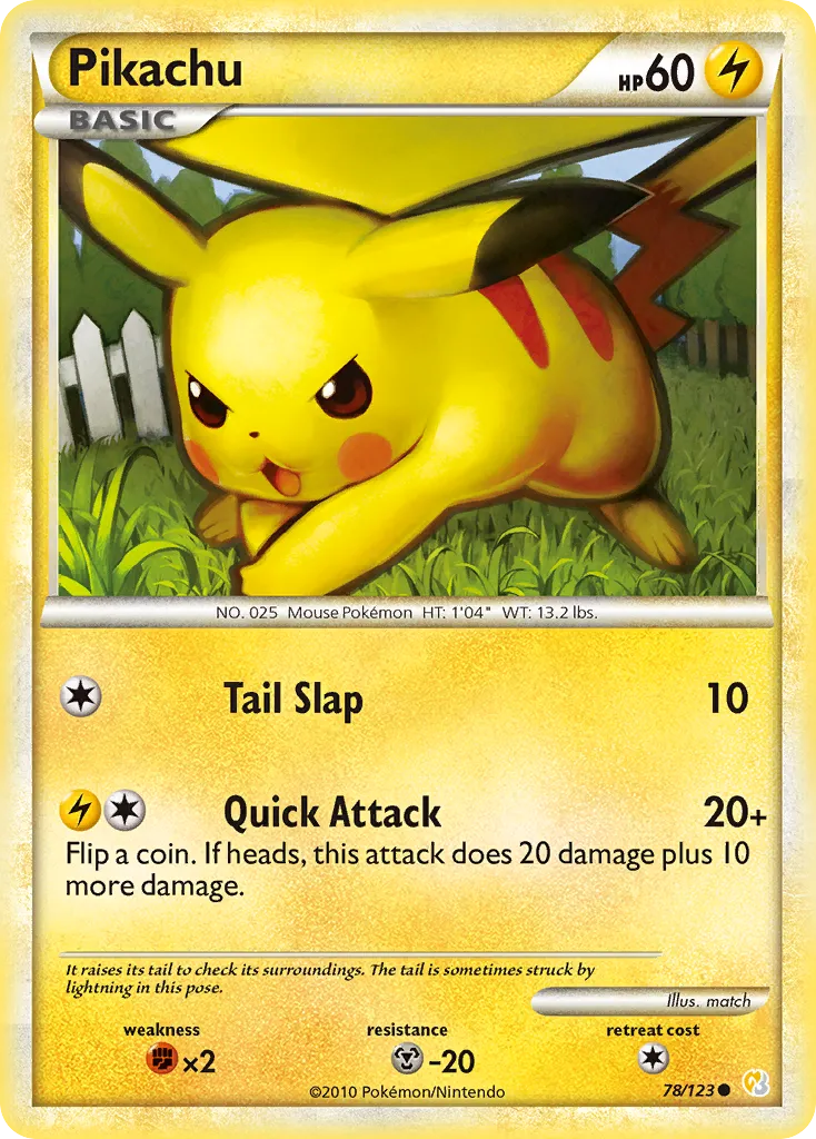 Pikachu card image