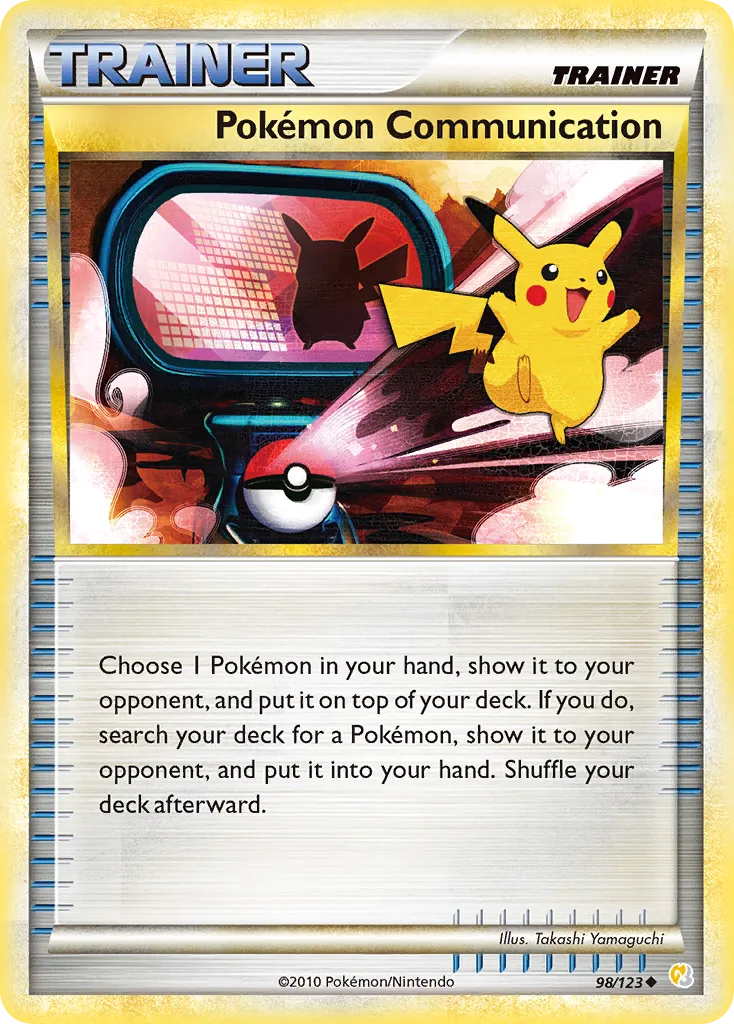 Pokemon Communication card image