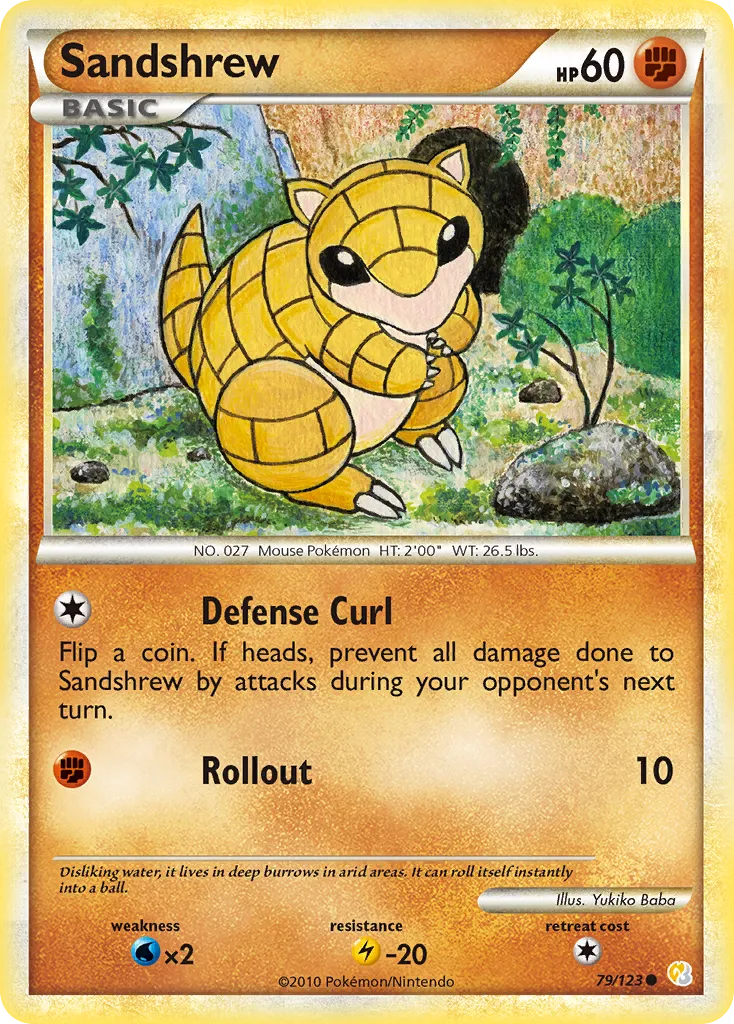 Sandshrew card image