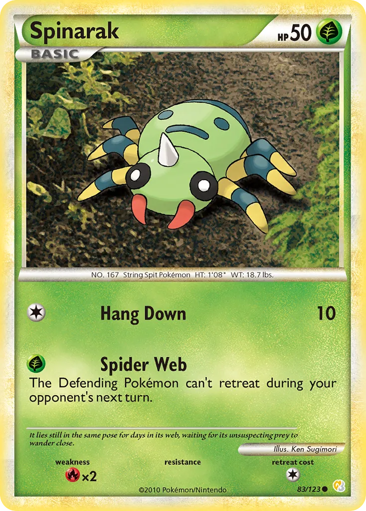 Spinarak card image
