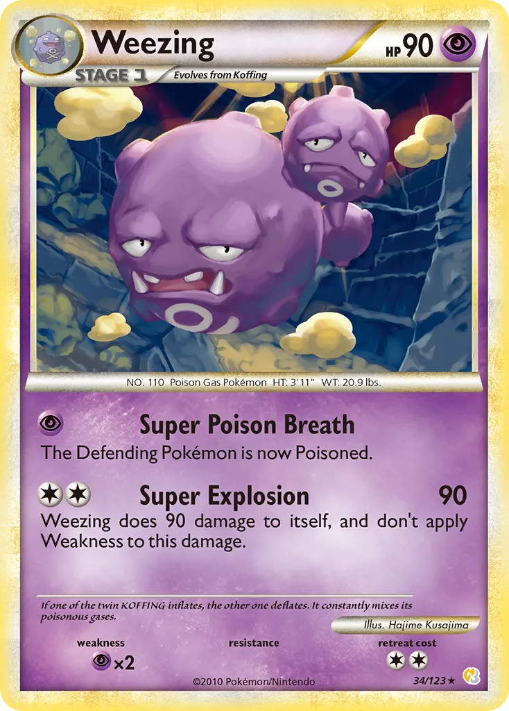 Weezing card image