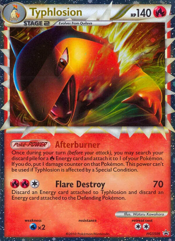 Typhlosion #HGSS09 card image