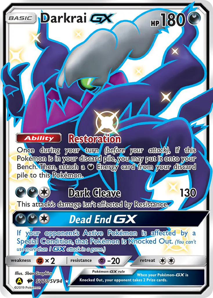 Darkrai-GX #SV70 card image