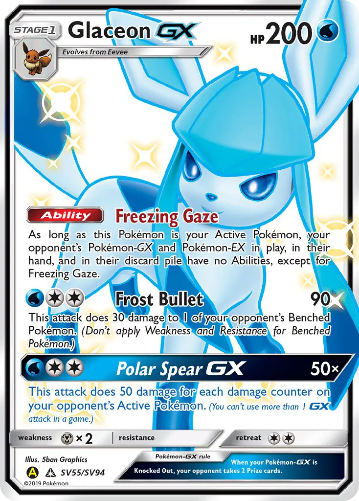 Glaceon-GX card image