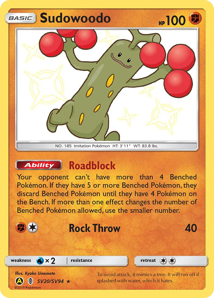 Sudowoodo card image