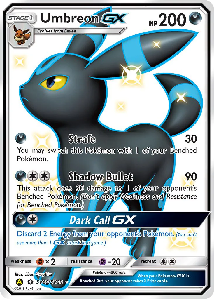 Umbreon-GX #SV69 card image
