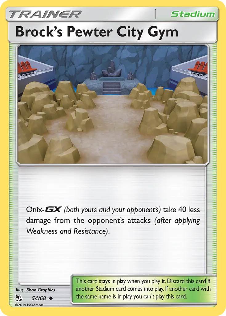 Brock's Pewter City Gym card image