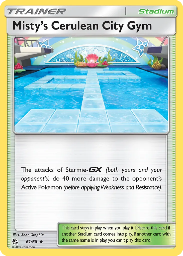 Misty's Cerulean City Gym card image