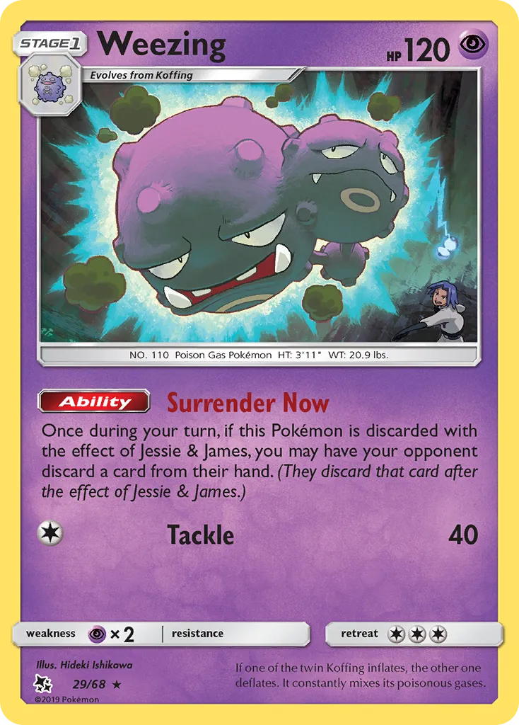 Weezing card image
