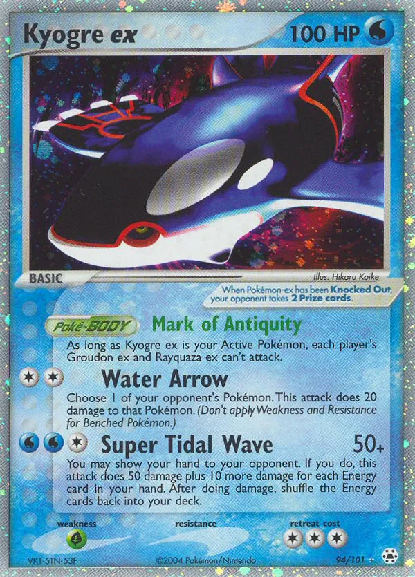 Kyogre ex #94 card image