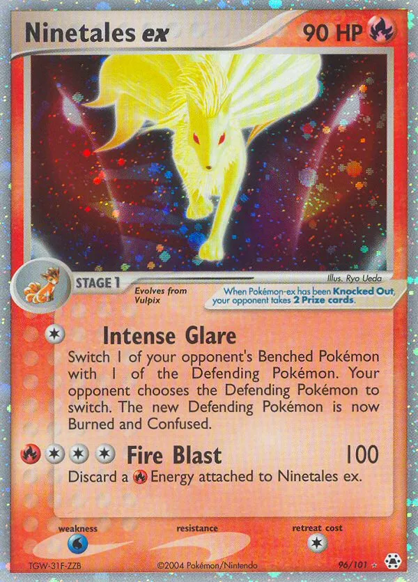 Ninetales ex #96 card image