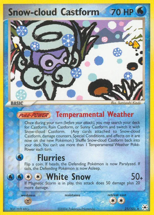 Snow-cloud Castform card image