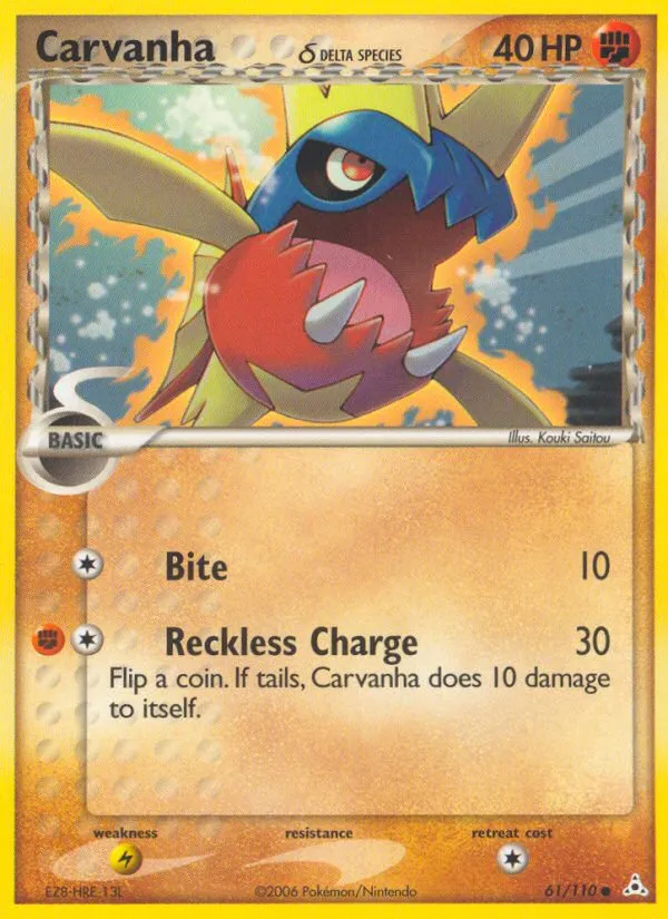 Carvanha (Delta Species) card image
