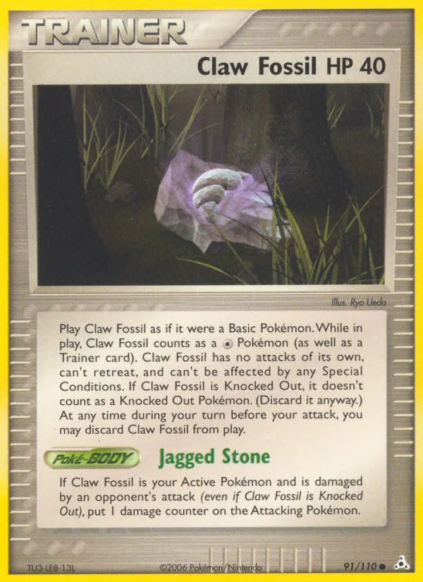 Claw Fossil card image