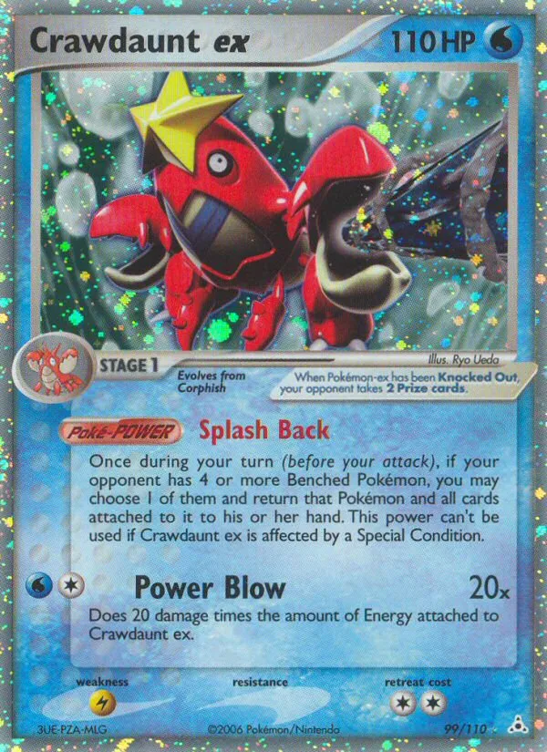Crawdaunt ex card image