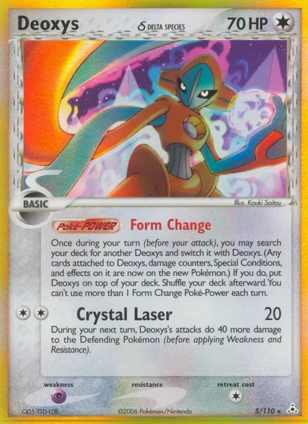 Deoxys (Delta Species) #5 card image