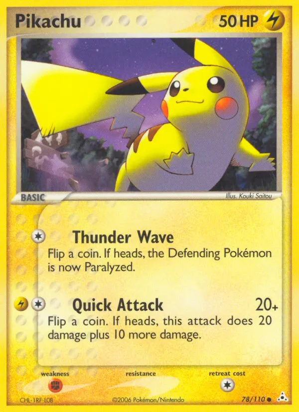 Pikachu card image