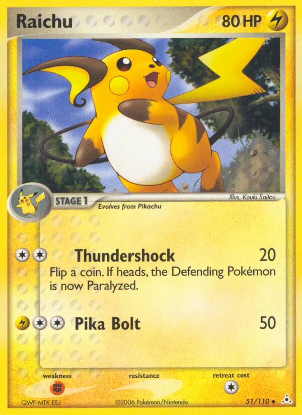 Raichu card image