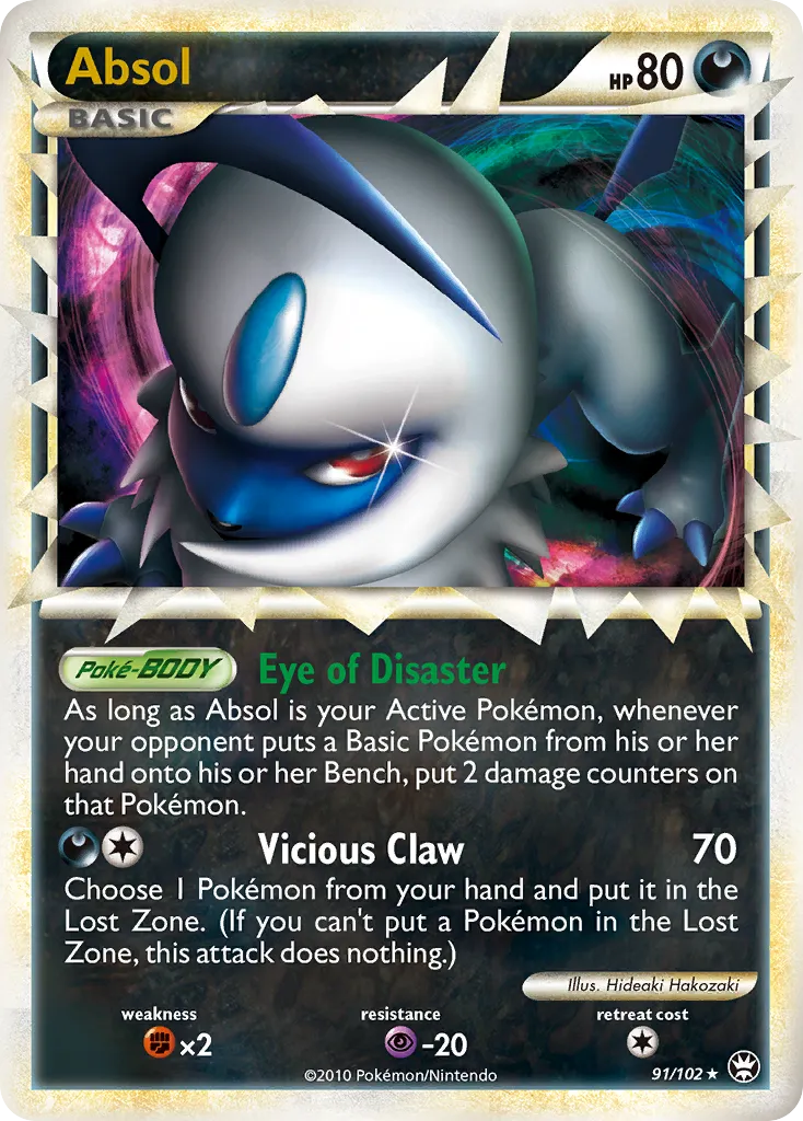 Absol #91 card image
