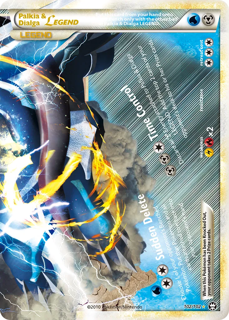 Palkia & Dialga LEGEND #102 card image