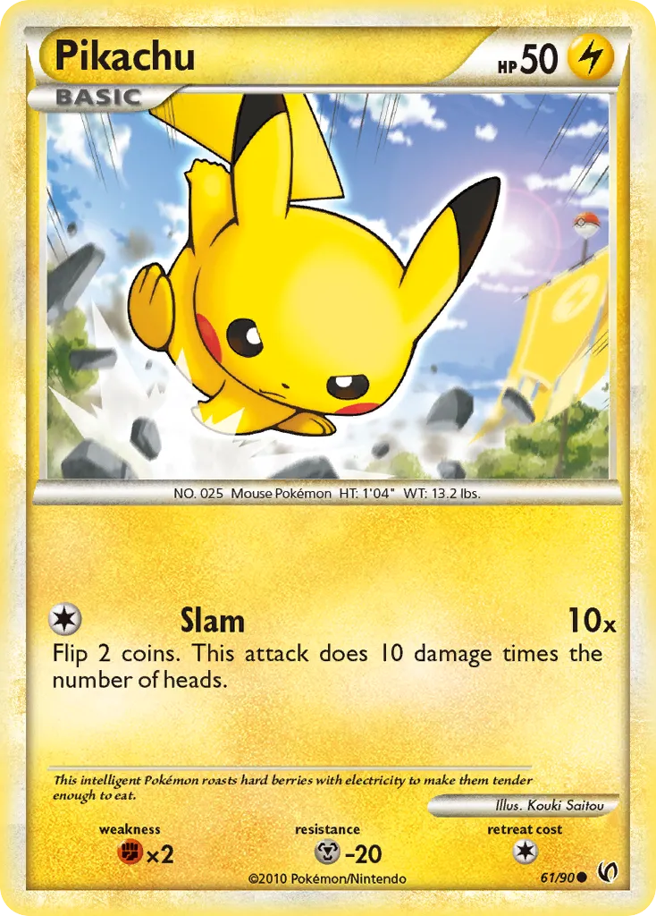 Pikachu card image