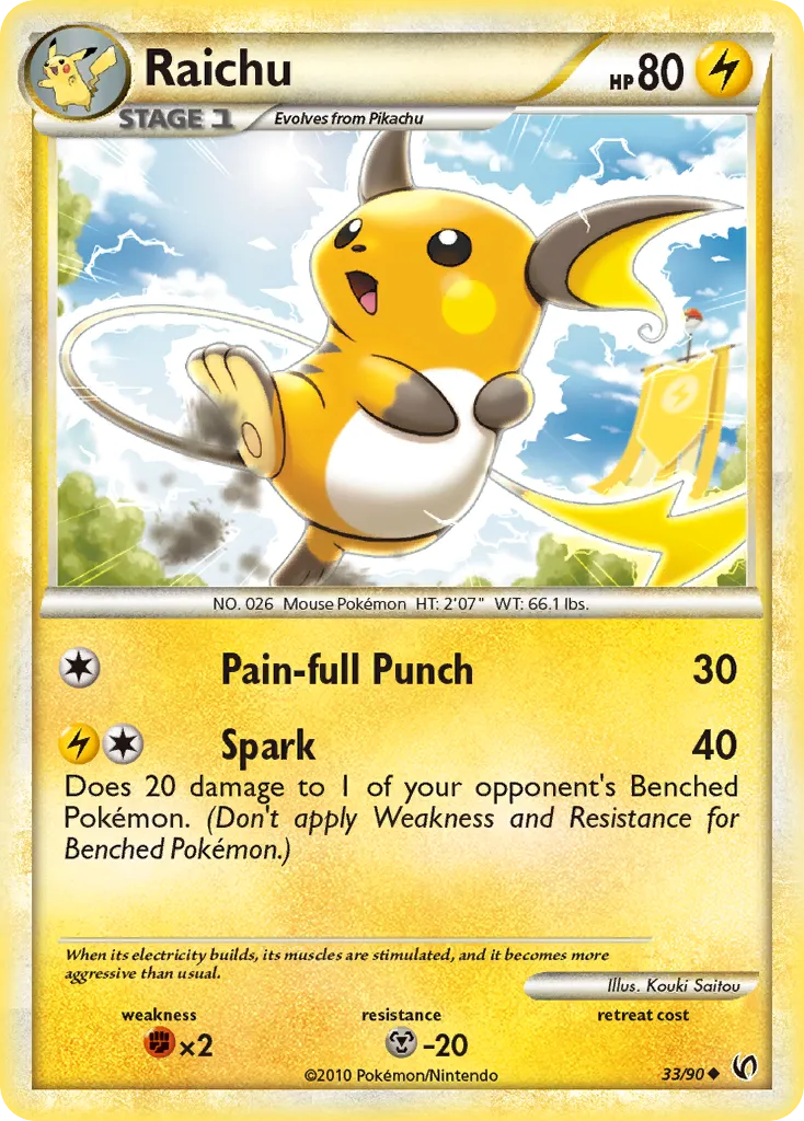 Raichu card image