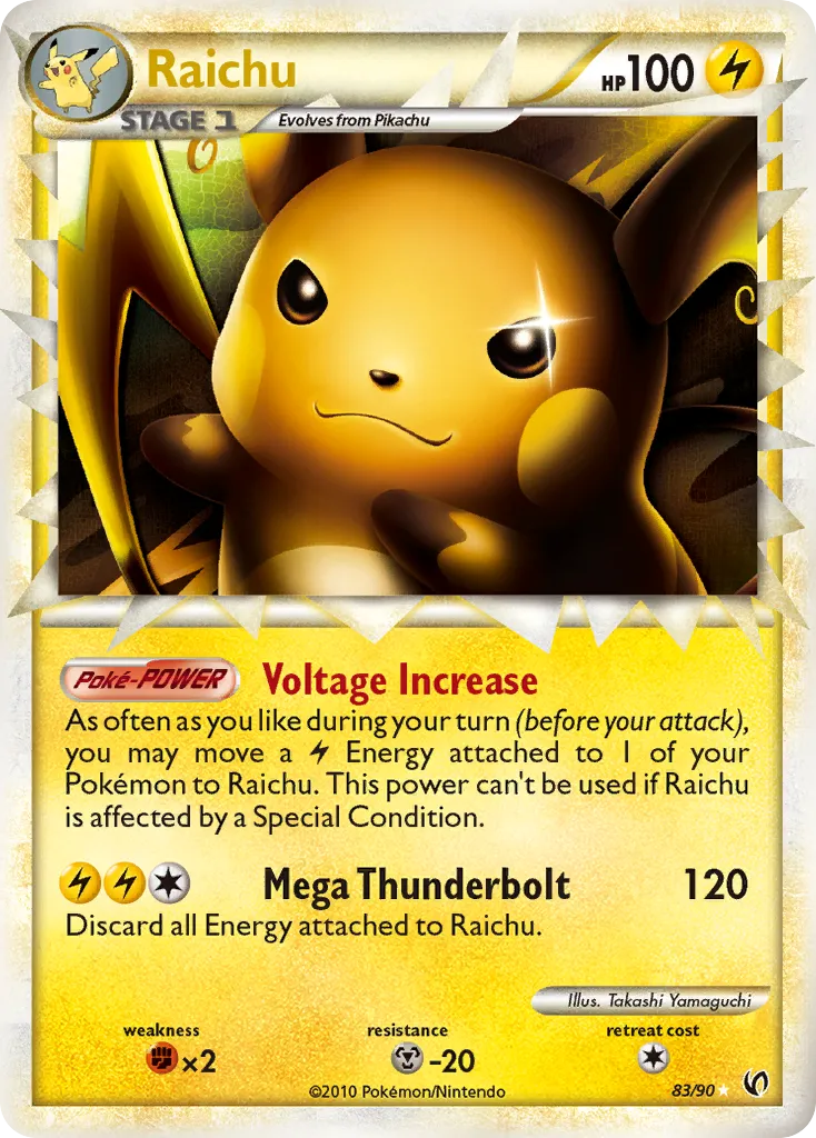 Raichu #83 card image