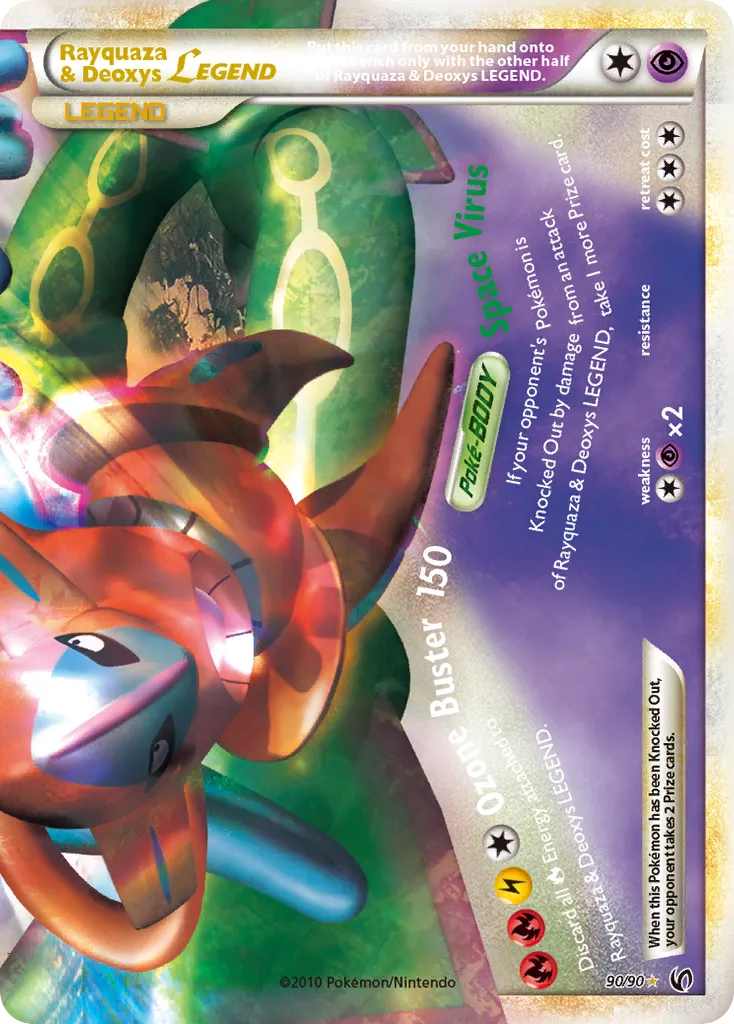 Rayquaza & Deoxys LEGEND #90 card image