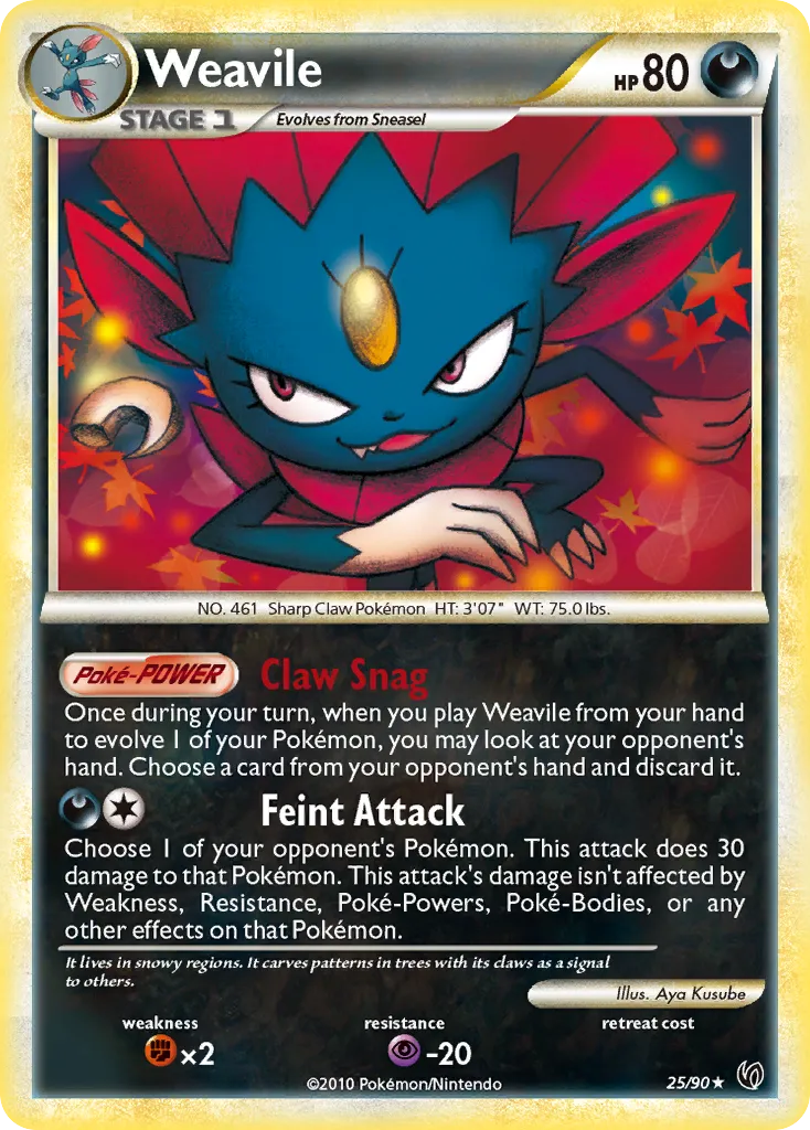 Weavile card image