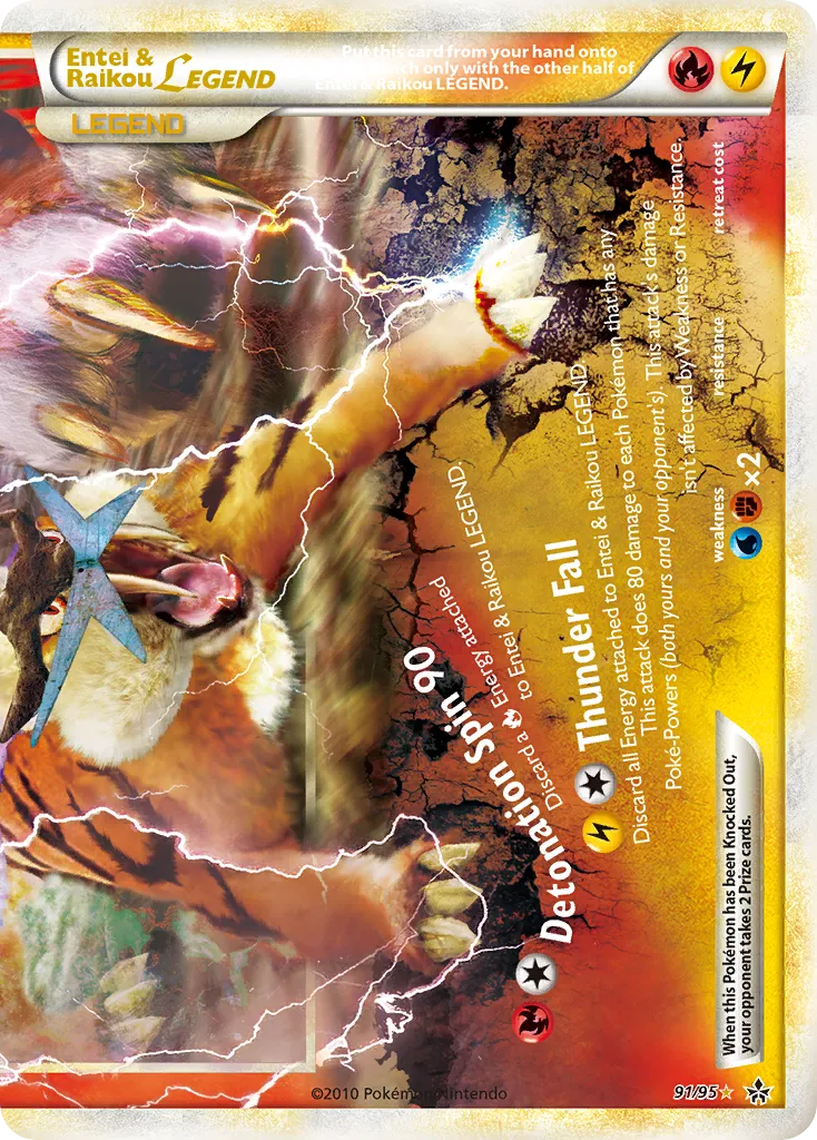Entei & Raikou LEGEND #91 card image
