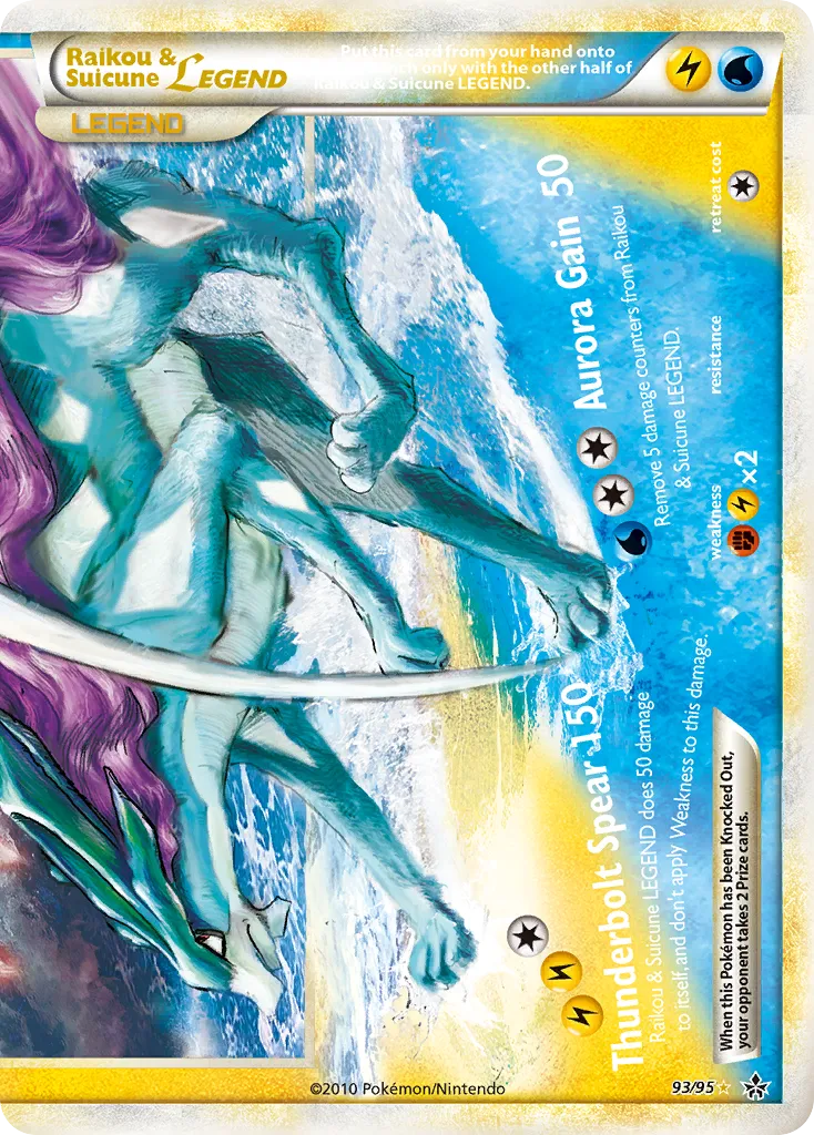 Raikou & Suicune LEGEND #93 card image