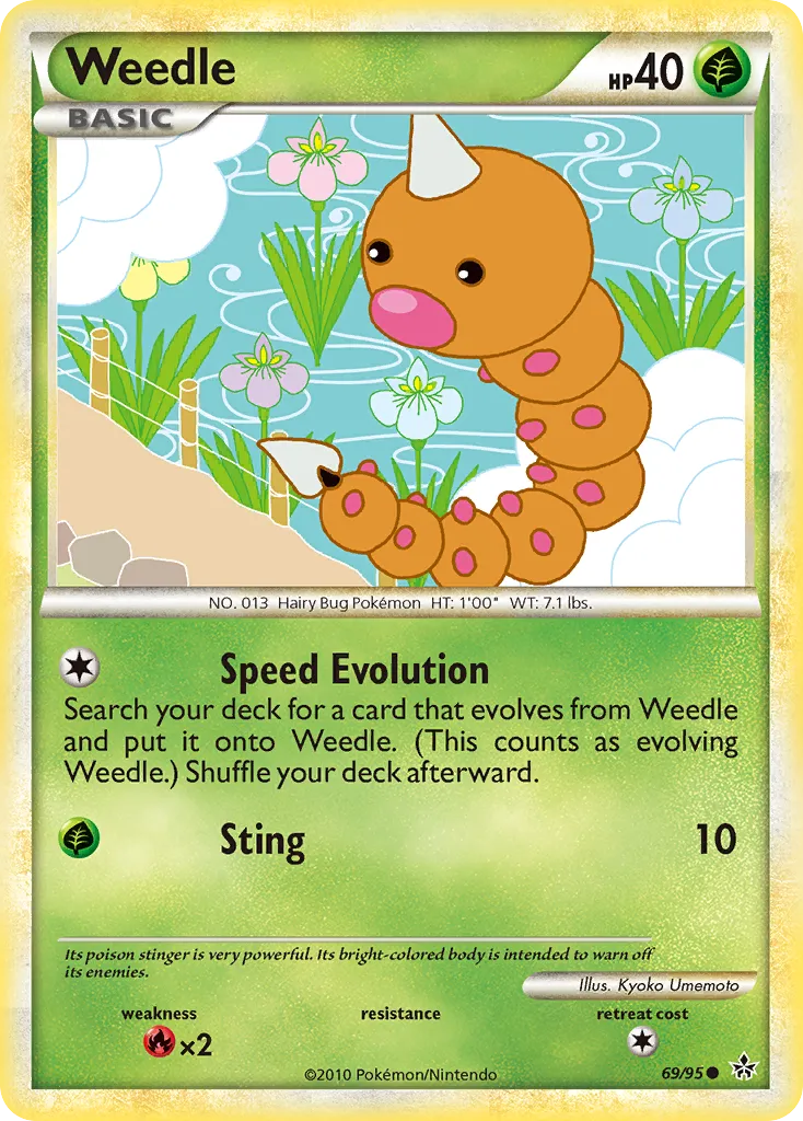 Weedle card image