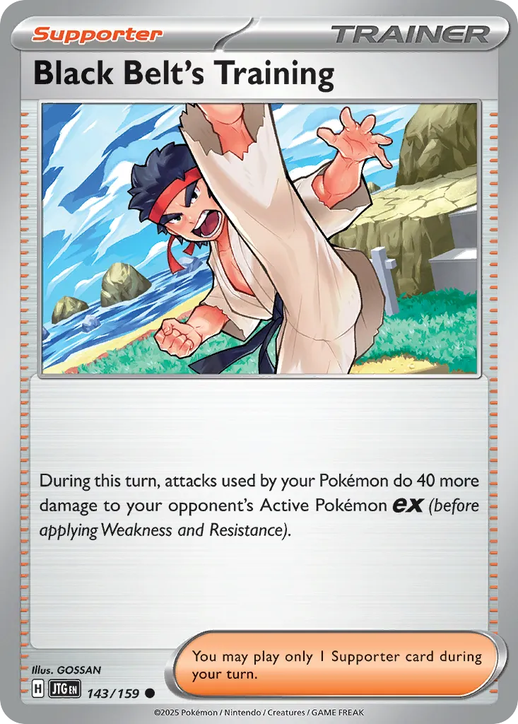 Black Belt's Training card image